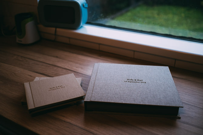 Fine art wedding album by Chris Andrews Photography