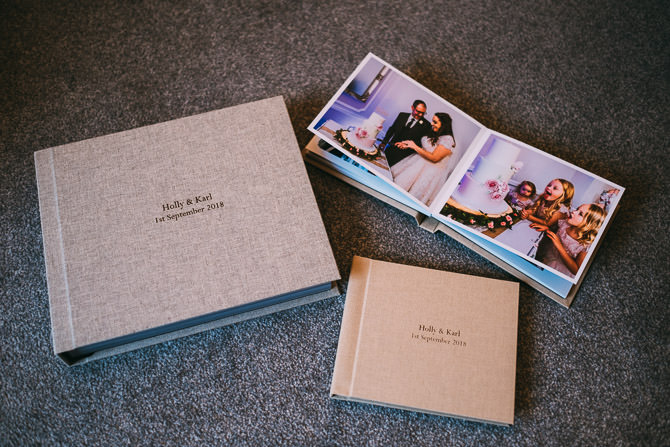 Fine art wedding album by Chris Andrews Photography