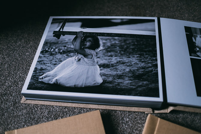 Fine art wedding album by Chris Andrews Photography