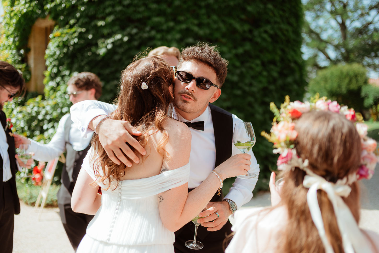 LOUISE WAYNE CHATEAU DE CAZENAC WEDDING PHOTOGRAPHY DORDOGNE FRANCE 014