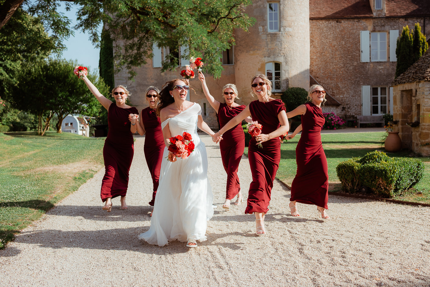 LOUISE WAYNE CHATEAU DE CAZENAC WEDDING PHOTOGRAPHY DORDOGNE FRANCE 020
