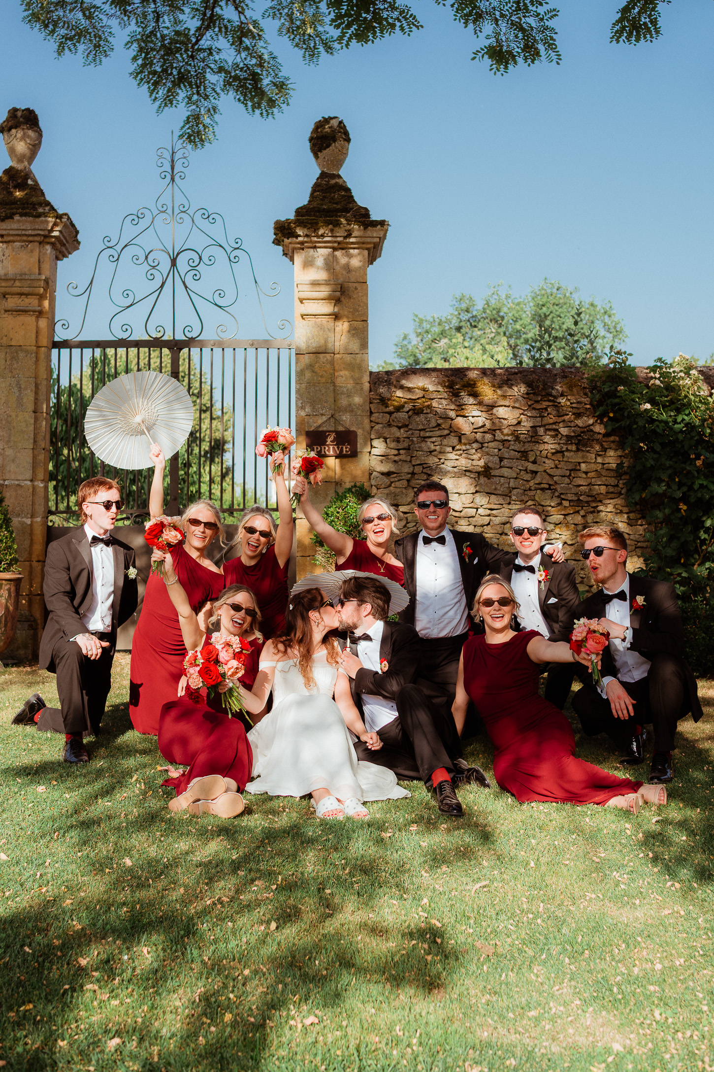 LOUISE WAYNE CHATEAU DE CAZENAC WEDDING PHOTOGRAPHY DORDOGNE FRANCE 021