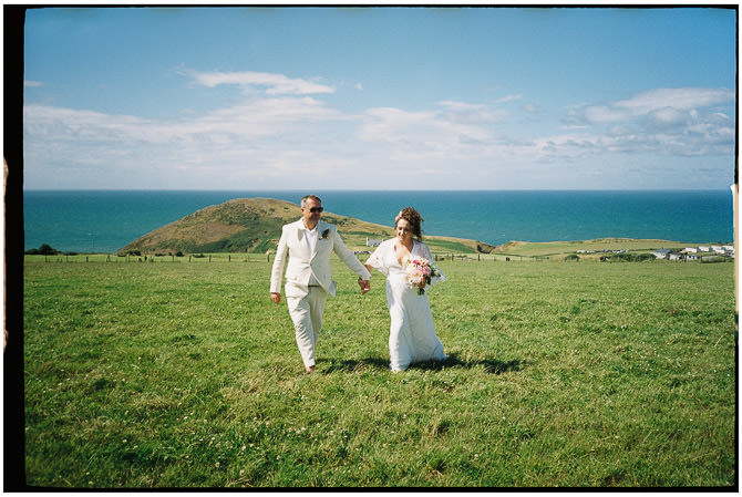 /weddings on film/wedding the shed at mwnt analogue 35mm film